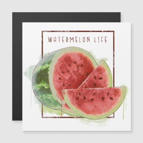 Watercolor watermelon design
