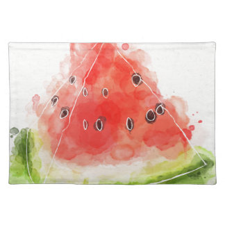 Watercolor Watermelon Placemat