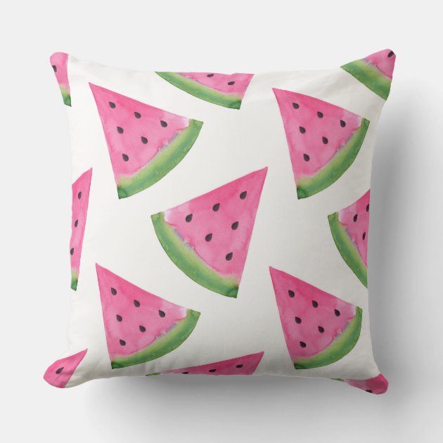 Watermelon outdoor pillow top