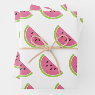 Watercolor Watermelon Wrapping Paper Sheets