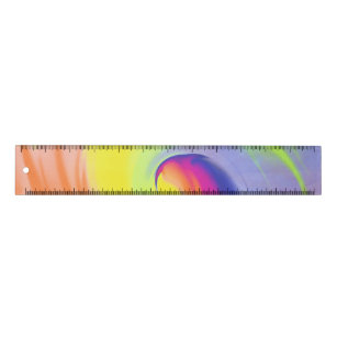Watercolor Wave - 12 inch Ruler