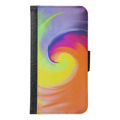 Watercolor Wave - Galaxy S6 Wallet Case