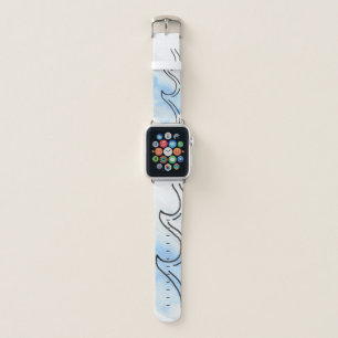 Watercolor Wave Iwatch Band