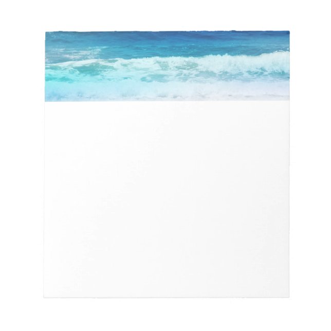 Watercolor Waves Notepad (Front)