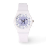 Watercolor Waves &amp; Ships Pattern Watch