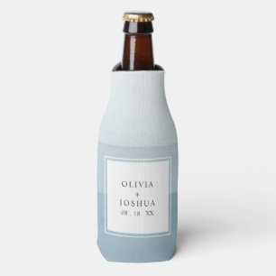 Watercolor Wedding Can Cooler