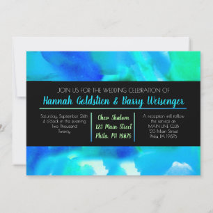 WATERCOLOR Wedding Invitation