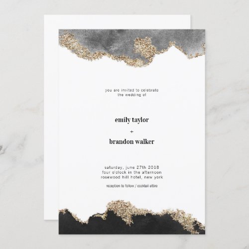 Watercolor Wedding Invitation