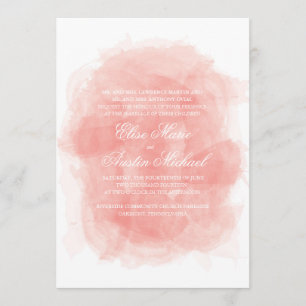 Watercolor Wedding Invitation