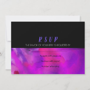 WATERCOLOR Wedding Invitation Reply Response RSVP
