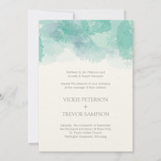 Watercolor Wedding Invitations