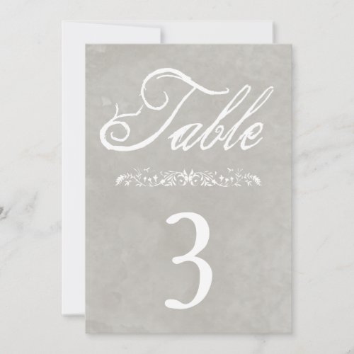 Watercolor Wedding Table Numbers Custom Invite