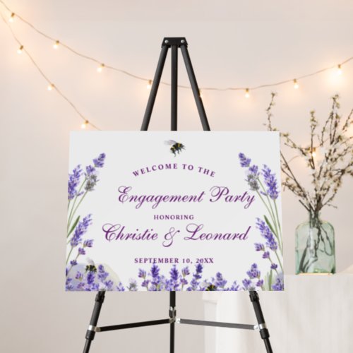 Watercolor Welcome Elegant Boho Foam Board