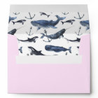 Watercolor Whale & Anchor Pattern