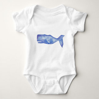 Watercolor Whale baby clothing Baby Bodysuit