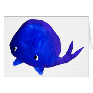 Watercolor Whale Cards