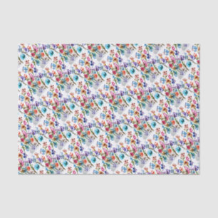 Watercolor Whimsical Butterflies Tissue Paper