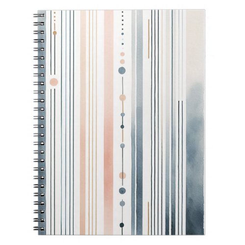 Watercolor Whimsy  Chic Notebook