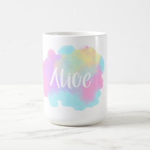 Watercolor Whimsy: Personalized Delight Color Morph Mug