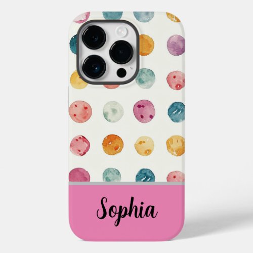 Watercolor Whimsy Personalized Phone Case