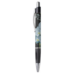 Watercolor White Orchids Pattern Pen