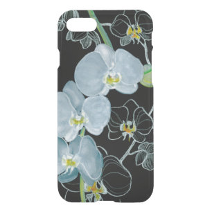 Watercolor White Orchids Pattern iPhone SE/8/7 Case