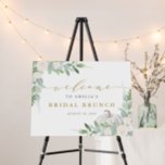 Watercolor White Pumpkin Bridal Brunch Welcome Foam Board<br><div class="desc">Welcome guests to your event with this customizable bridal brunch welcome sign. It features watercolor white pumpkin,  eucalyptus leaves,  white flowers and other greenery accents. Personalize this greenery bridal brunch welcome sign by adding your own details. This pumpkin welcome sign is perfect for fall bridal showers.</div>