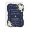 Watercolor White White Floral Gold Bridal Shower
