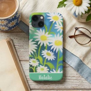Watercolor Wild Daisies Signature iPhone 13 Case