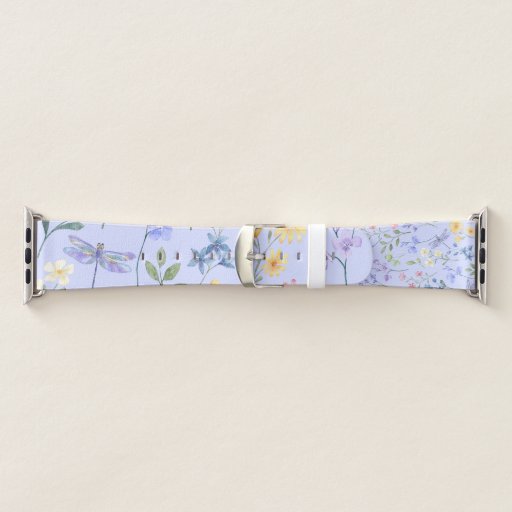 Watercolor Wildflower Apple Watch Band