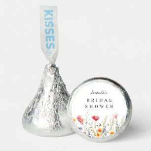 Watercolor Wildflower Bridal Shower Hershey®'s Kisses®