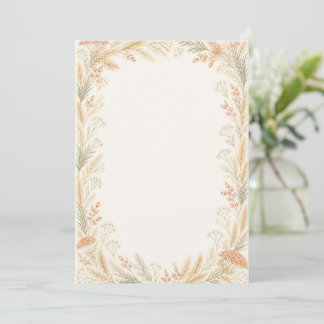 Watercolor Wildflower Bridal Shower Invitation | B