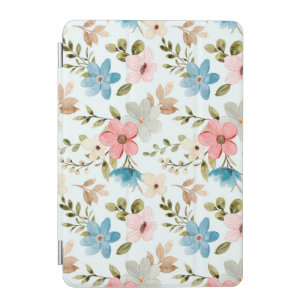 Watercolor Wildflower Floral Pattern iPad Mini Cover