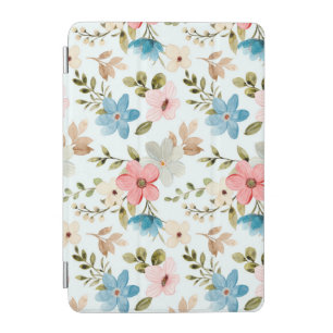 Watercolor Wildflower Floral Pattern iPad Mini Cover