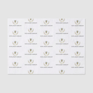 Watercolor Wildflower Honey Bee Apiary Tissue Paper