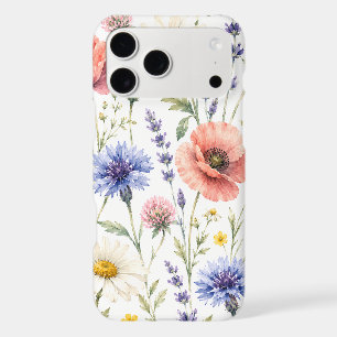 Watercolor Wildflower Meadow Floral iPhone 17 Pro Max Case