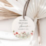 Watercolor Wildflower Meant To Bee Bridal Shower Favor Tags