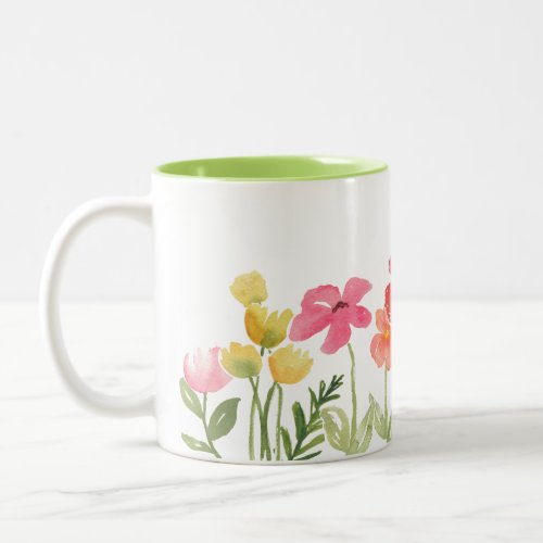 Watercolor Wildflower Mug