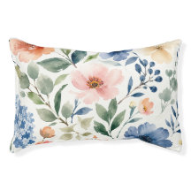 Watercolor Wildflower Pattern Modern Botanical