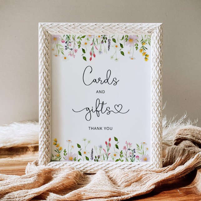 Watercolor wildflowers Cards and Gifts Poster (Creator Uploaded)