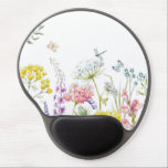 Watercolor Wildflowers Meadow Floral  Gel Mouse Pad<br><div class="desc">Bring the beauty of nature into your home with this Watercolor Wildflowers Spring Collection. The colorful floral design is perfect for adding a touch of spring to your decor. This Summer Meadow Floral Pattern makes a great gift for anyone who loves nature and floral decor. It is a wonderful addition...</div>