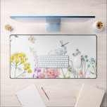 Watercolor Wildflowers Summer Meadow Floral  Desk Mat<br><div class="desc">Bring the beauty of nature into your home with this Watercolor Wildflowers Spring Glass Coaster. The colorful floral design is perfect for adding a touch of spring to your decor. This Summer Meadow Floral Glass Coaster makes a great gift for anyone who loves nature and floral decor. It is a...</div>