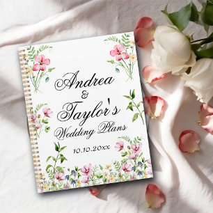 Watercolor Wildflowers Wedding Planner