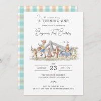 Watercolor Winnie the Pooh & Pals Birthday