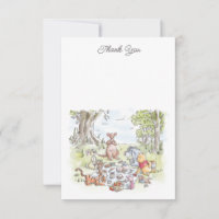 Watercolor Winnie the Pooh Picnic Baby Shower