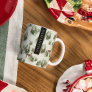 Watercolor Winter Forest Seamless Pattern Coffee Mug
