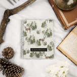 Watercolor Winter Forest Seamless Pattern Notebook<br><div class="desc">Embrace the serene beauty of winter with our Watercolor Winter Forest Seamless Pattern. This exquisite design captures the enchanting essence of a snow-covered forest,  perfect for adding a touch of seasonal magic to your life.</div>