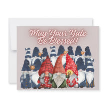 Watercolor Winter Gnomes