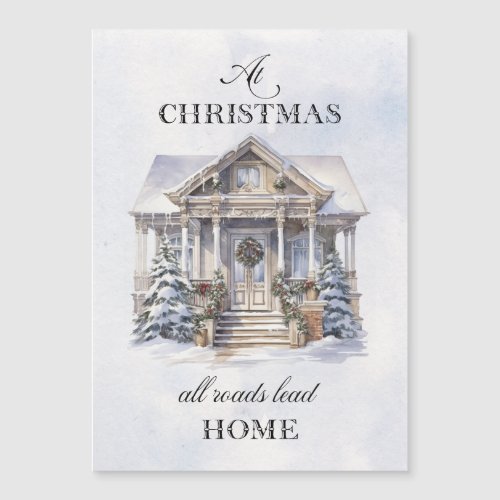 Watercolor Winter Home Christmas Greetings