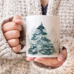 Watercolor Winter Woodland Tree Coffee Mug at Zazzle